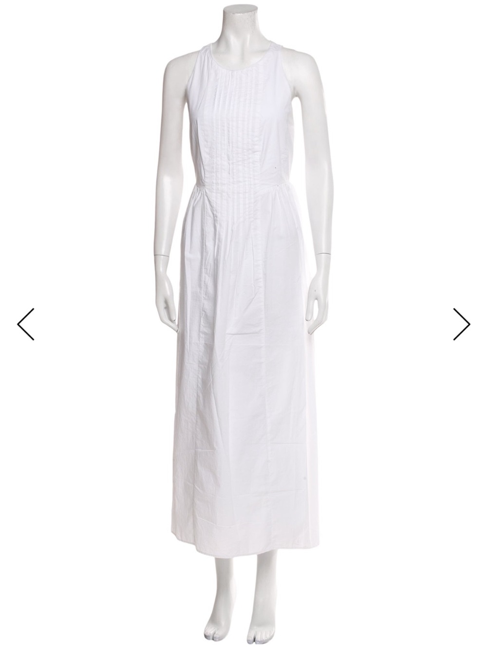 Xirena white cotton midi dress M